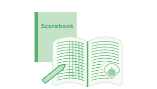 オリジナルスコアブック Scorebook